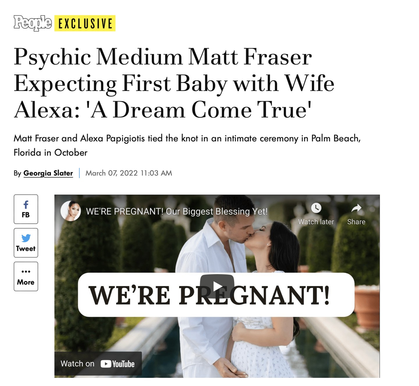 PEOPLE: Matt Fraser is going to be a dad! - Matt Fraser